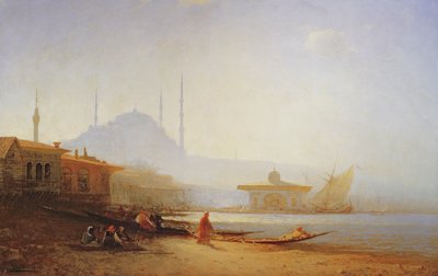 Vista de Estambul, 1864 de Félix Ziem